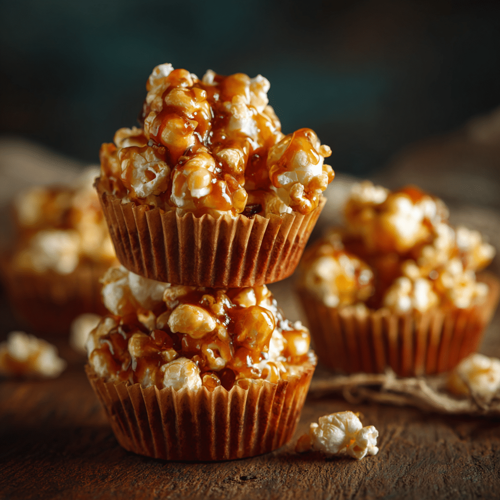 Caramel Popcorn Dessert Cups Recipe - Recipe Image
