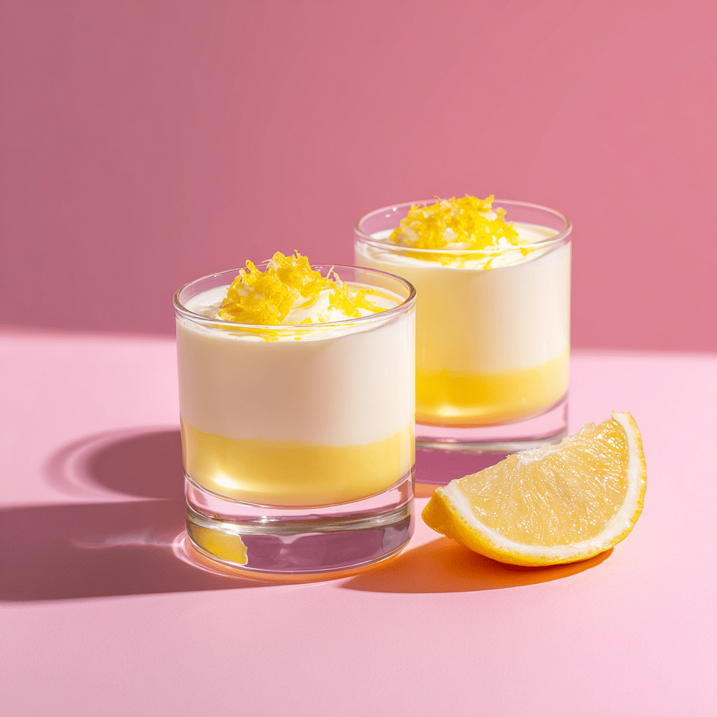 Lemon Cream Dessert Shots Recipe - Recipe Image