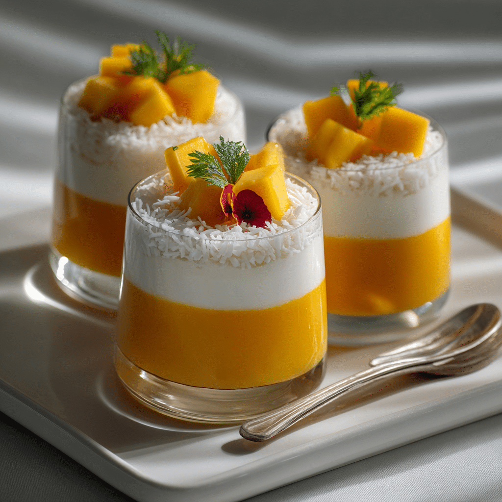 Mango Coconut Dessert Cups Recipe