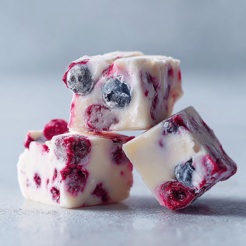 Frozen Yogurt Berry Bites Recipe - Recipe Image