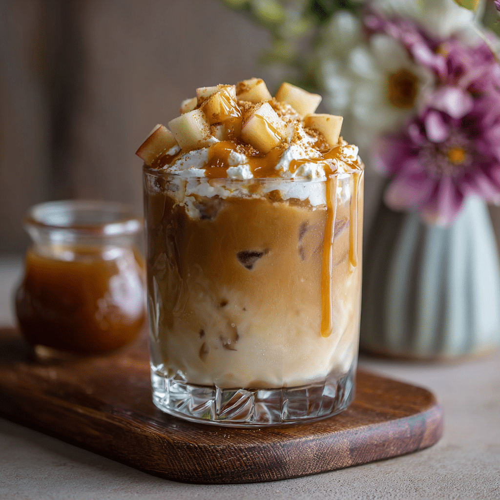 Caramel Apple Iced Latte: Sweet & Cozy Recipe - Recipe Image