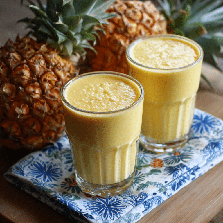 Mango Pineapple Smoothie: Tropical Sunshine Recipe