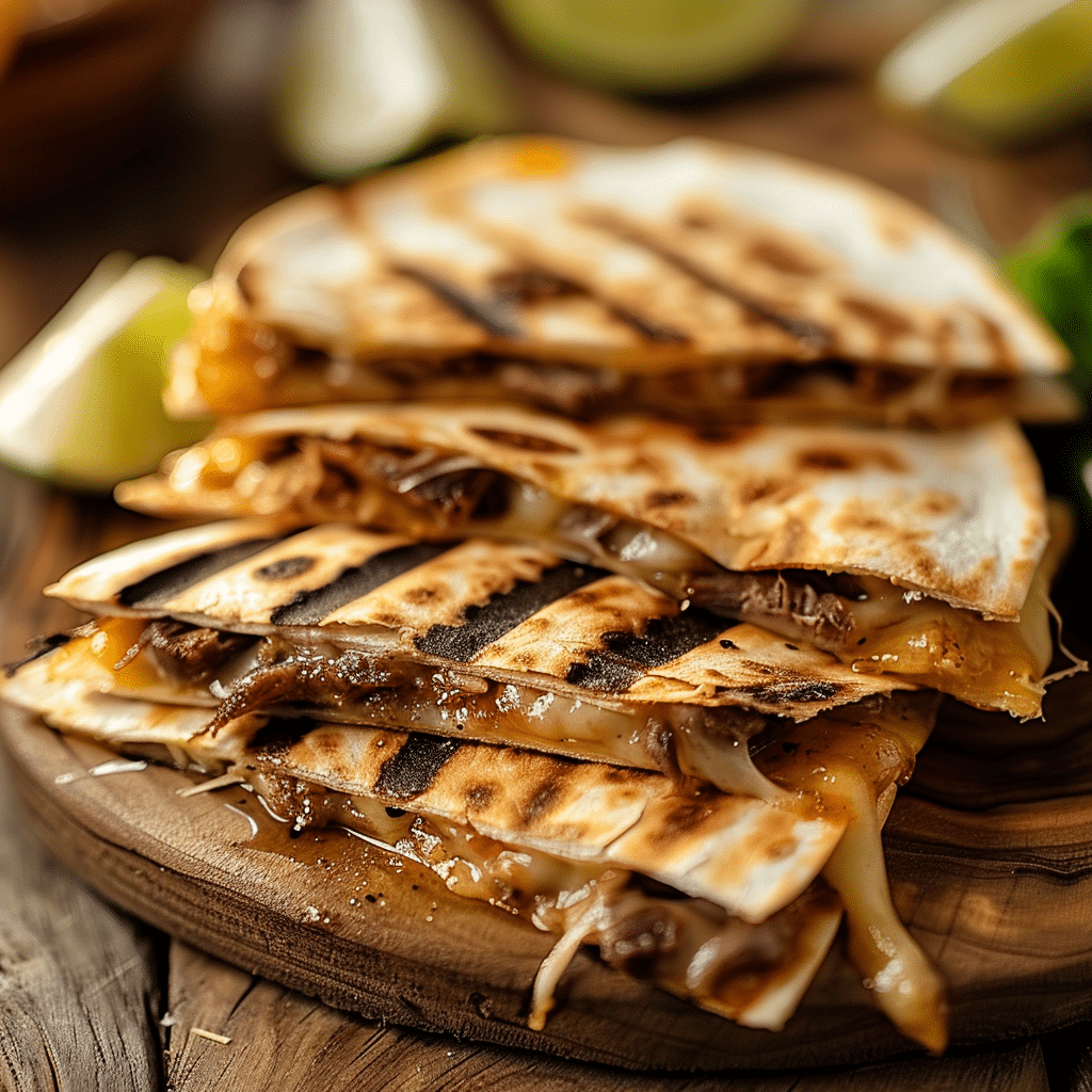 Beef and Cheese Quesadillas Recipe - Recipe Image