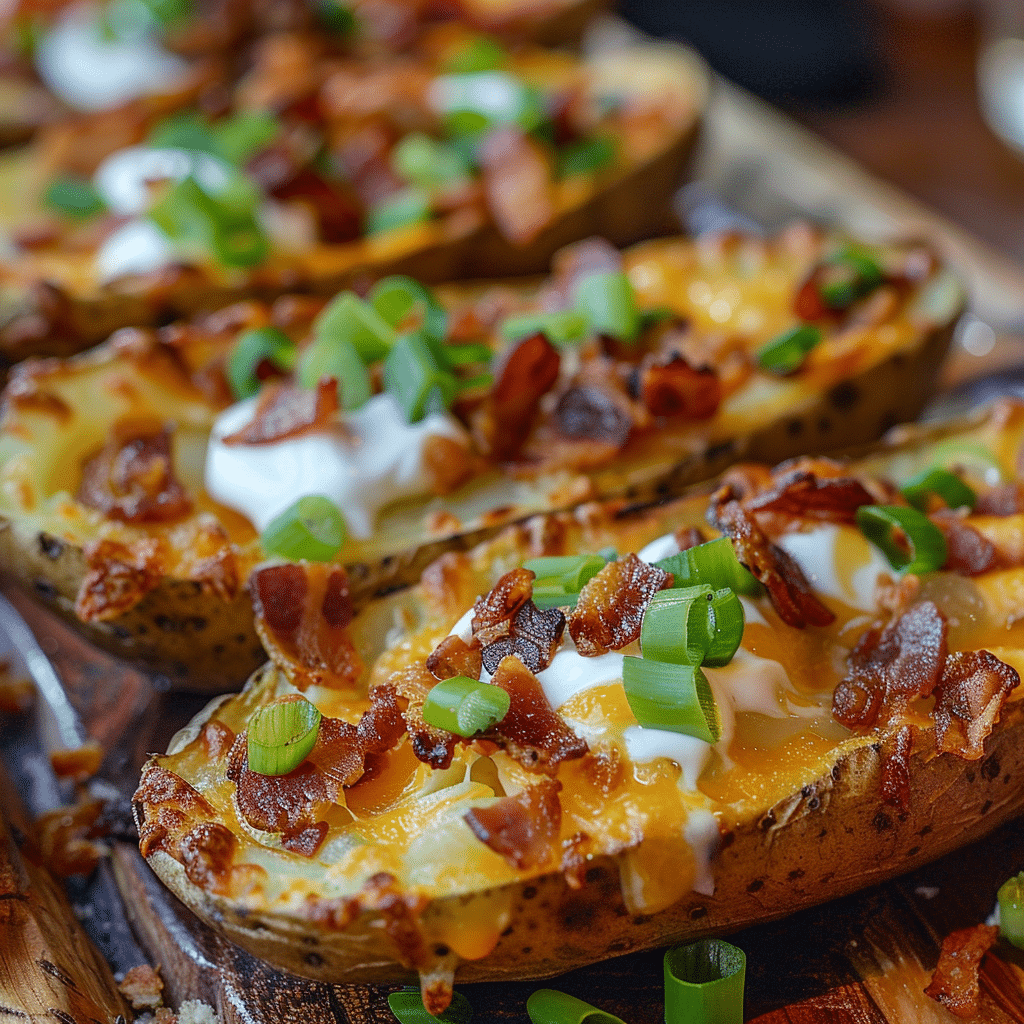 Loaded Potato Skins Recipe - Recipe Image