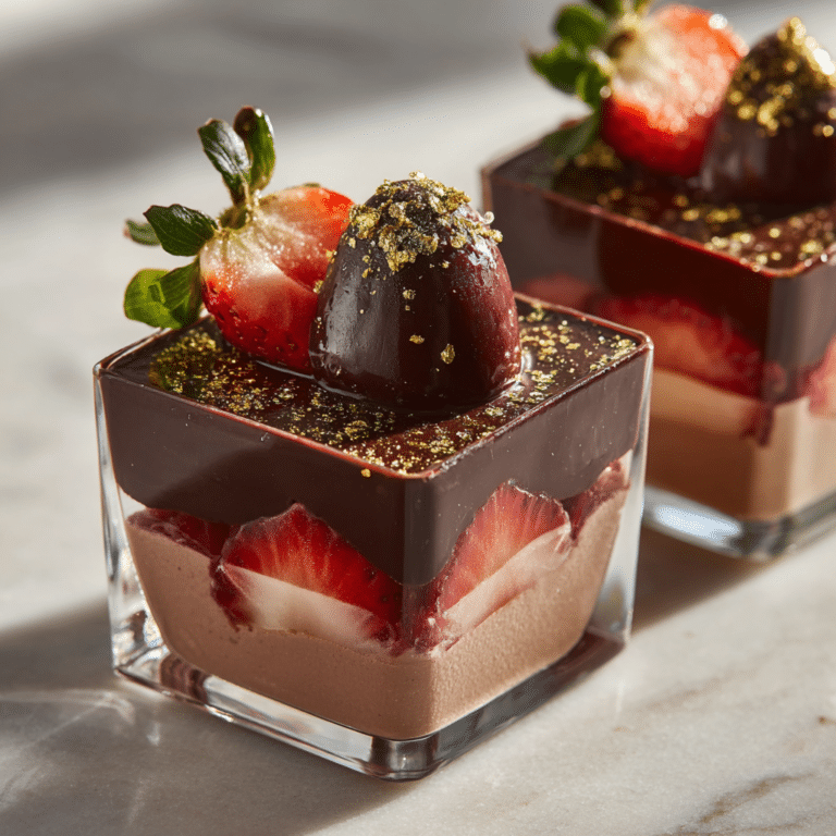 Chocolate Strawberry Dubai Cups Recipe