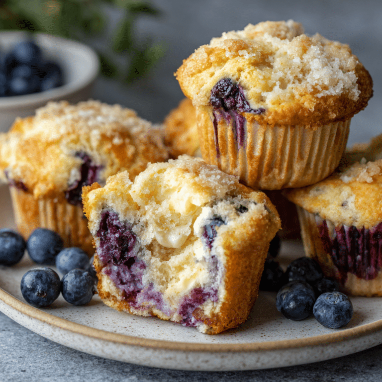 Blueberry Cream Cheese Muffins Recipe