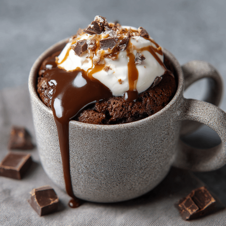Coffee Chocolate Mug Cake Recipe