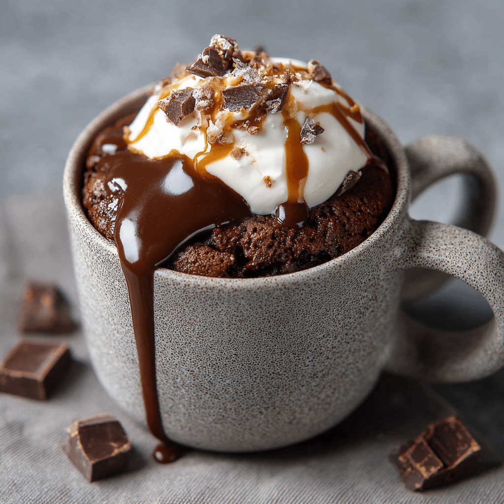 Coffee Chocolate Mug Cake Recipe