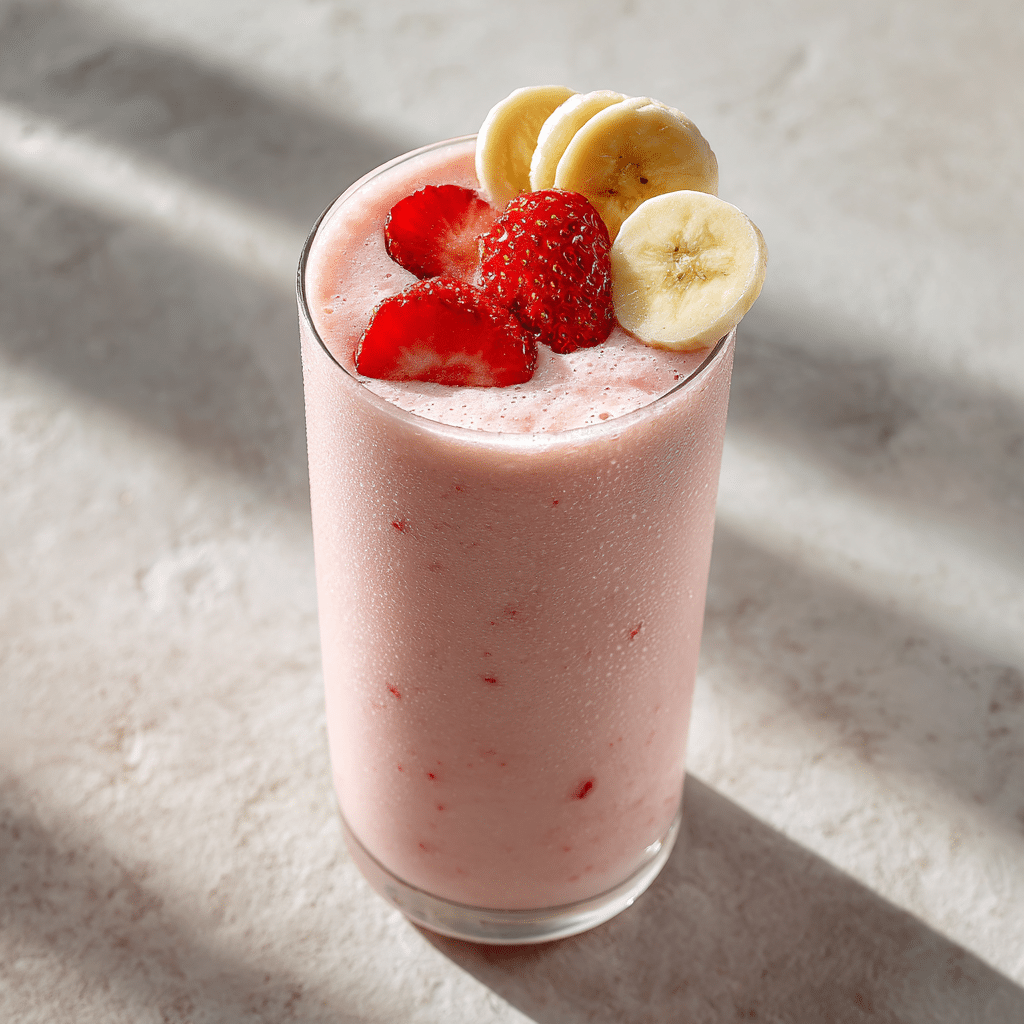 Strawberry Banana Smoothie Recipe - Recipe Image