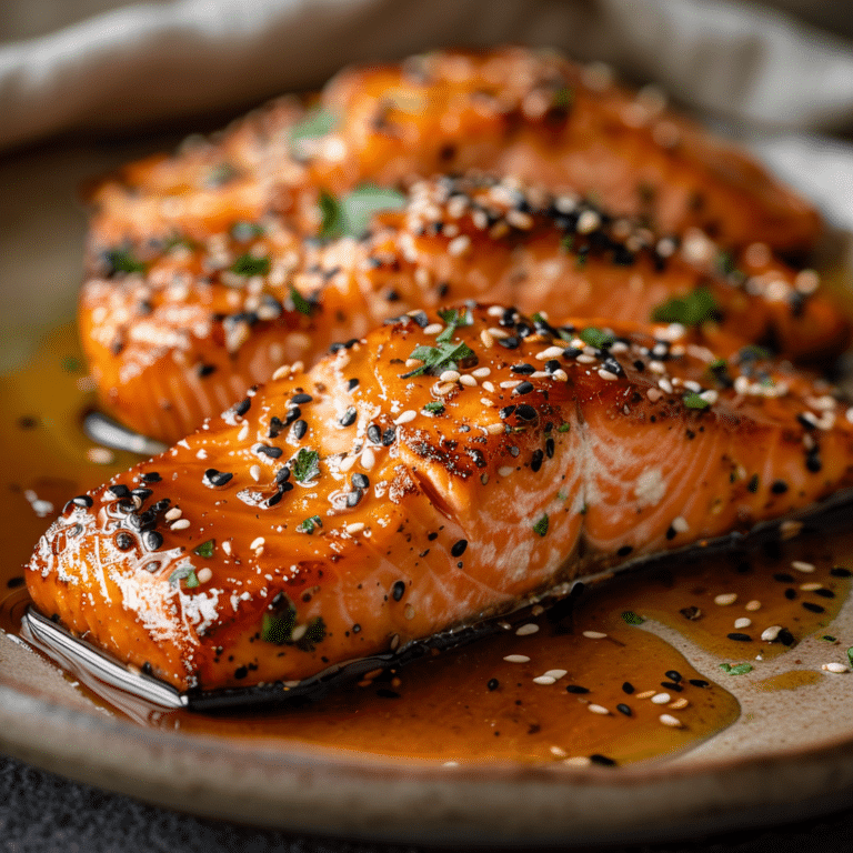 Honey Garlic Salmon Recipe