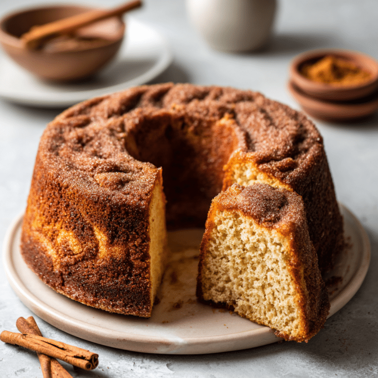 Cinnamon Sugar Cake Recipe