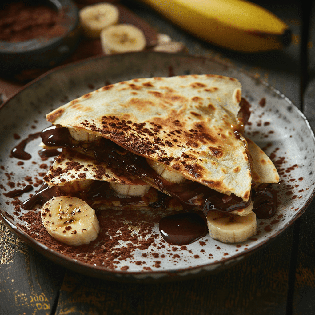 Chocolate Banana Quesadilla Recipe