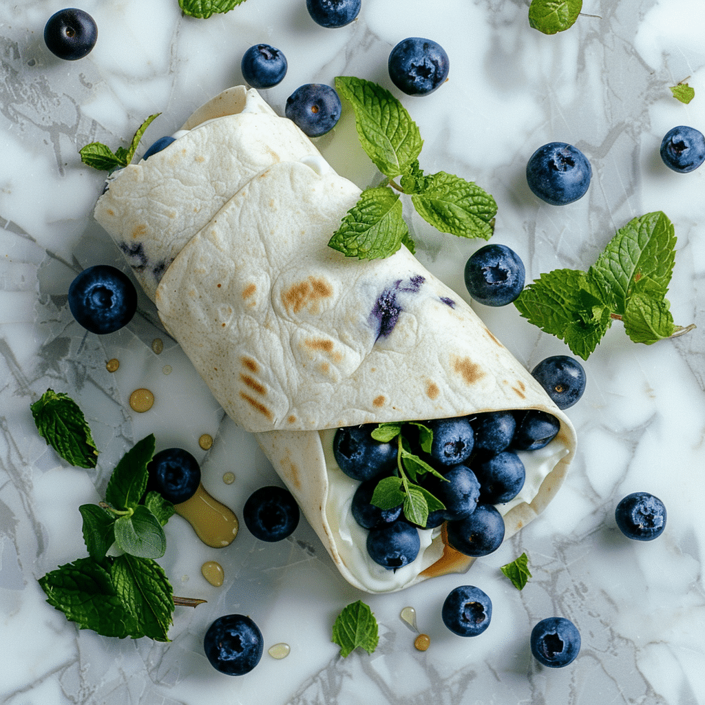 Blueberry Yogurt Wrap Recipe