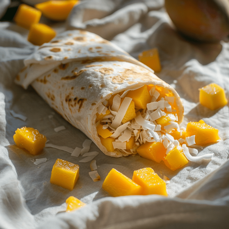 Mango Coconut Wrap Recipe
