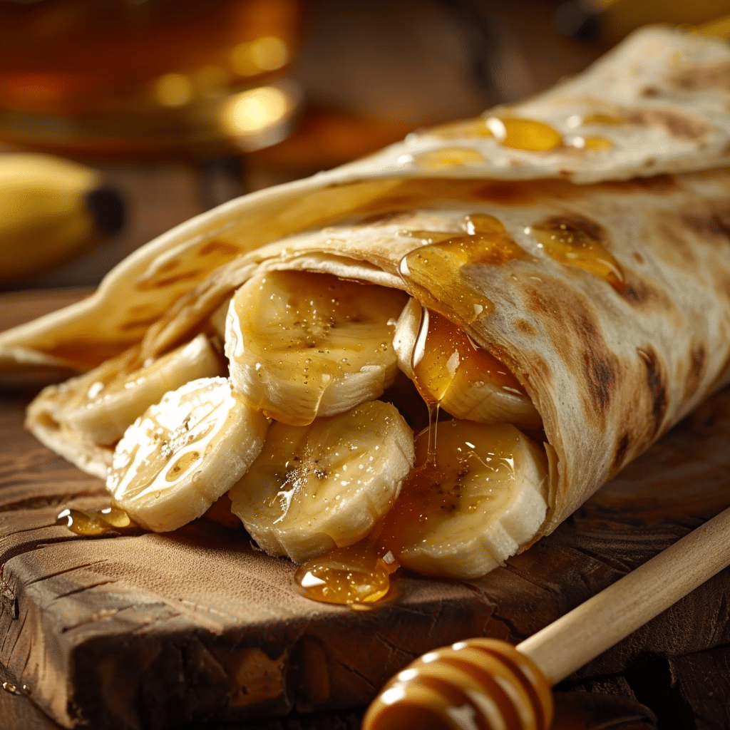 Honey Banana Wrap Recipe
