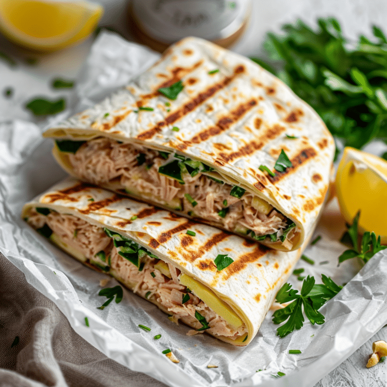 Tuna Melt Wrap Recipe
