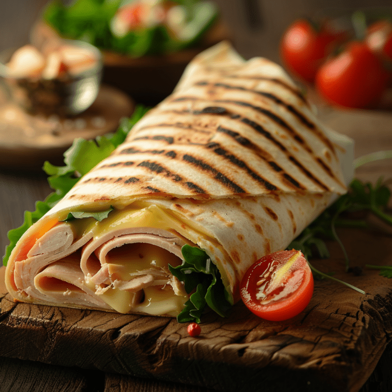 Turkey Cheese Wrap Recipe