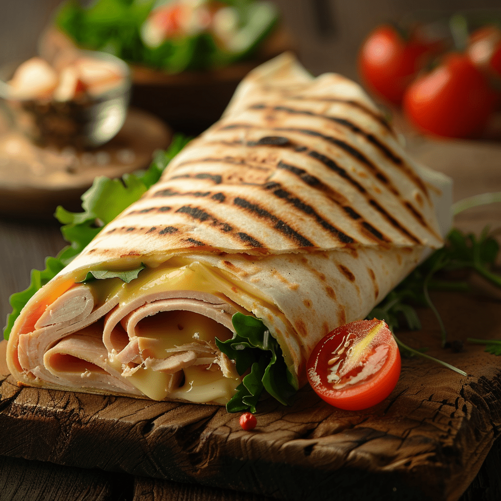 Turkey Cheese Wrap Recipe