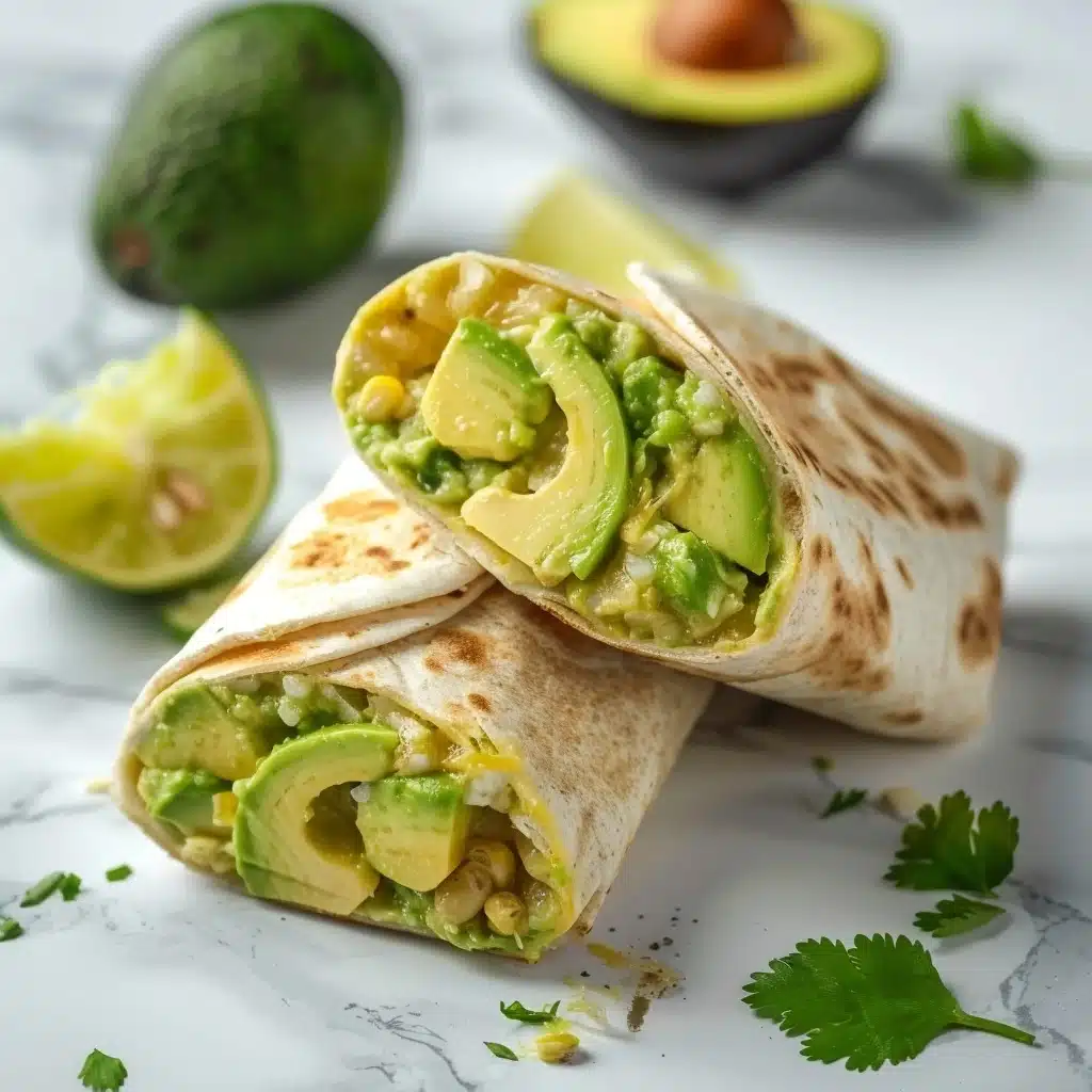 Avocado Cheese Wrap Recipe - Recipe Image