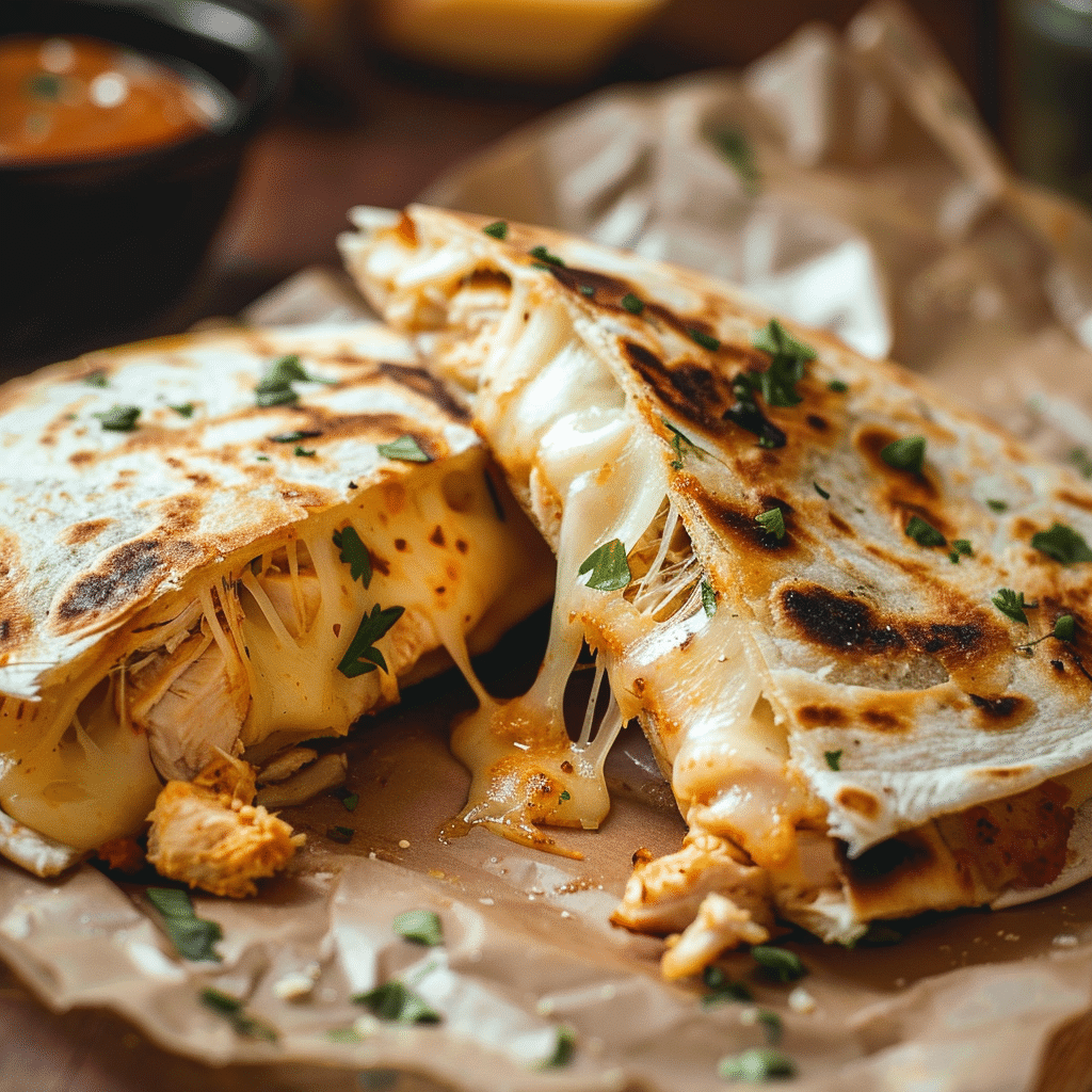 Cheesy Chicken Quesadilla Pockets Recipe