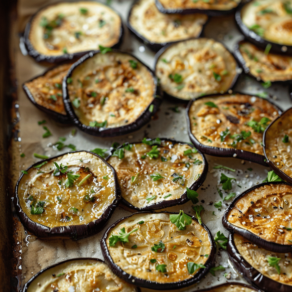 Baked Eggplant Chips Recipe