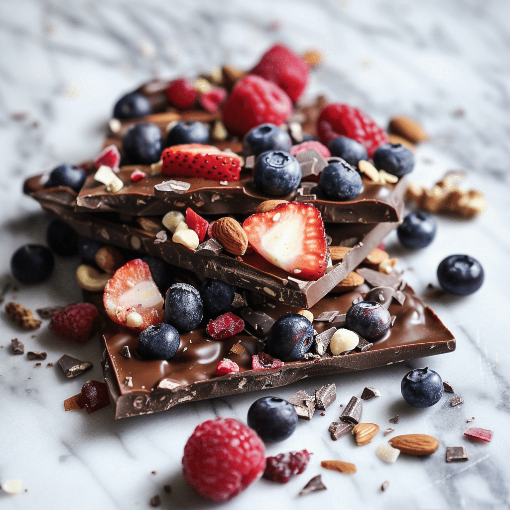 Yogurt Chocolate Bark Recipe