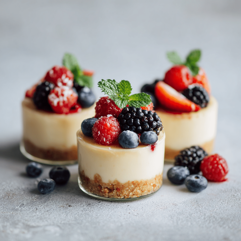 Mini Cheesecake Cups Recipe - Recipe Image