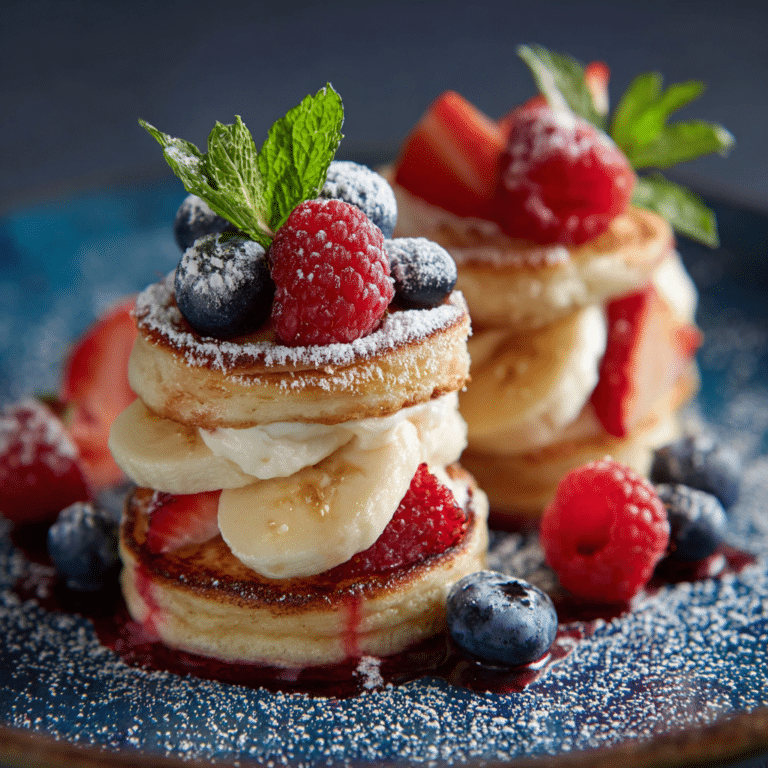Mini Pancake Stacks Recipe