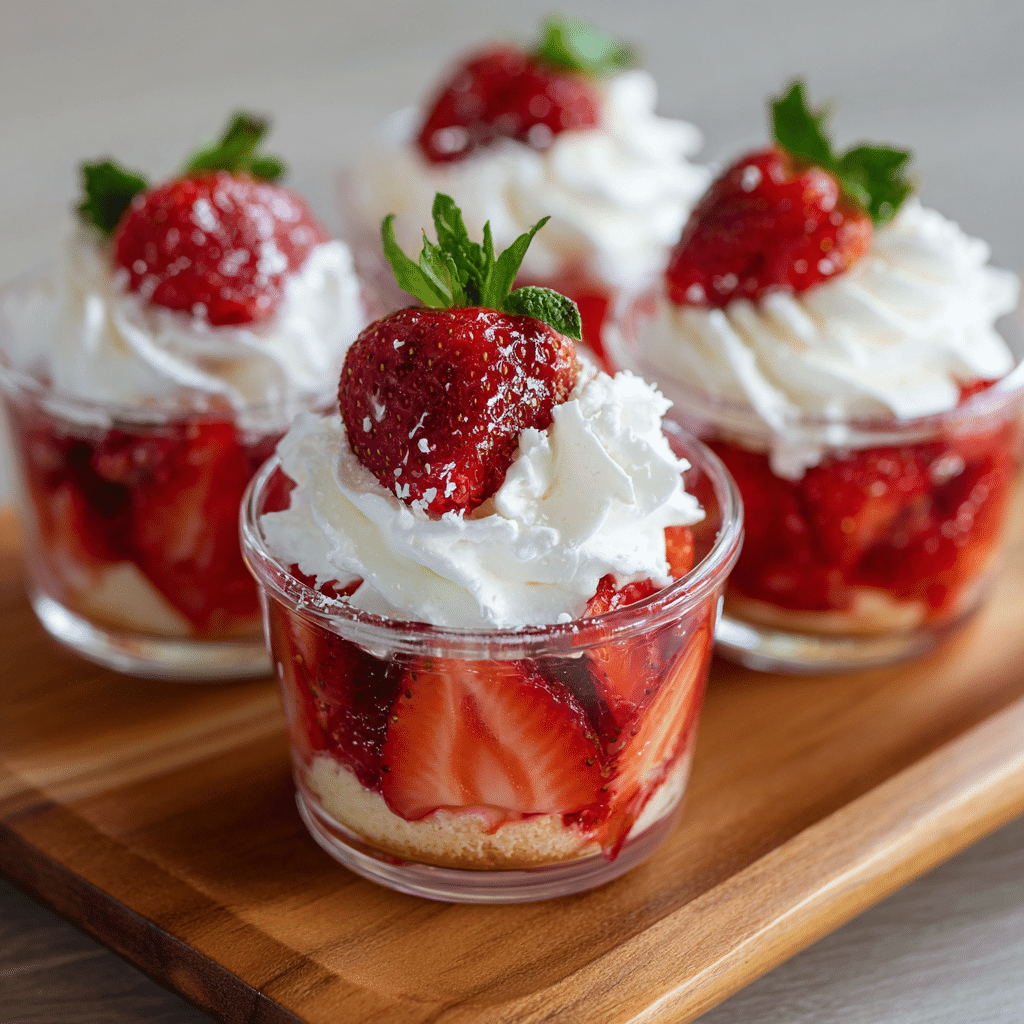 Strawberry Cream Cups Recipe