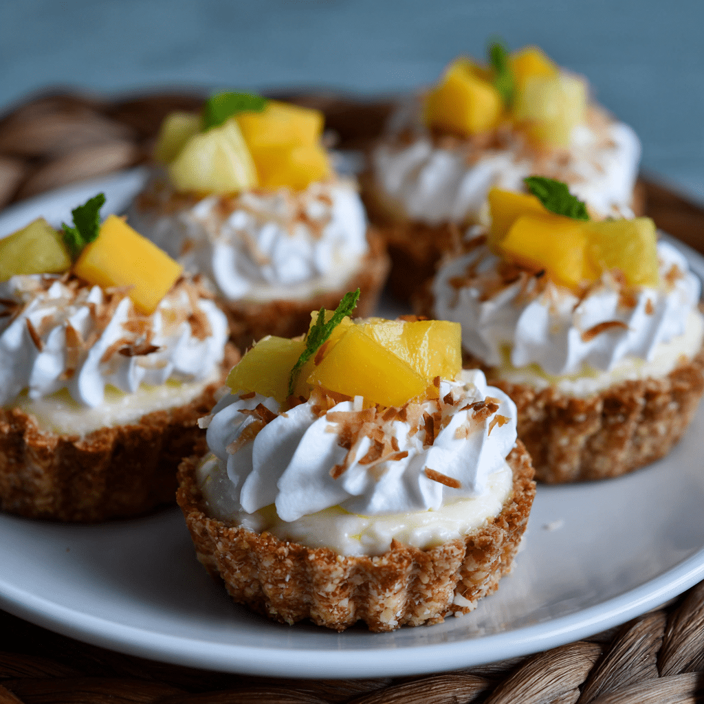Coconut Cream Pie Cups: Mini Tropical Delight Recipe - Recipe Image
