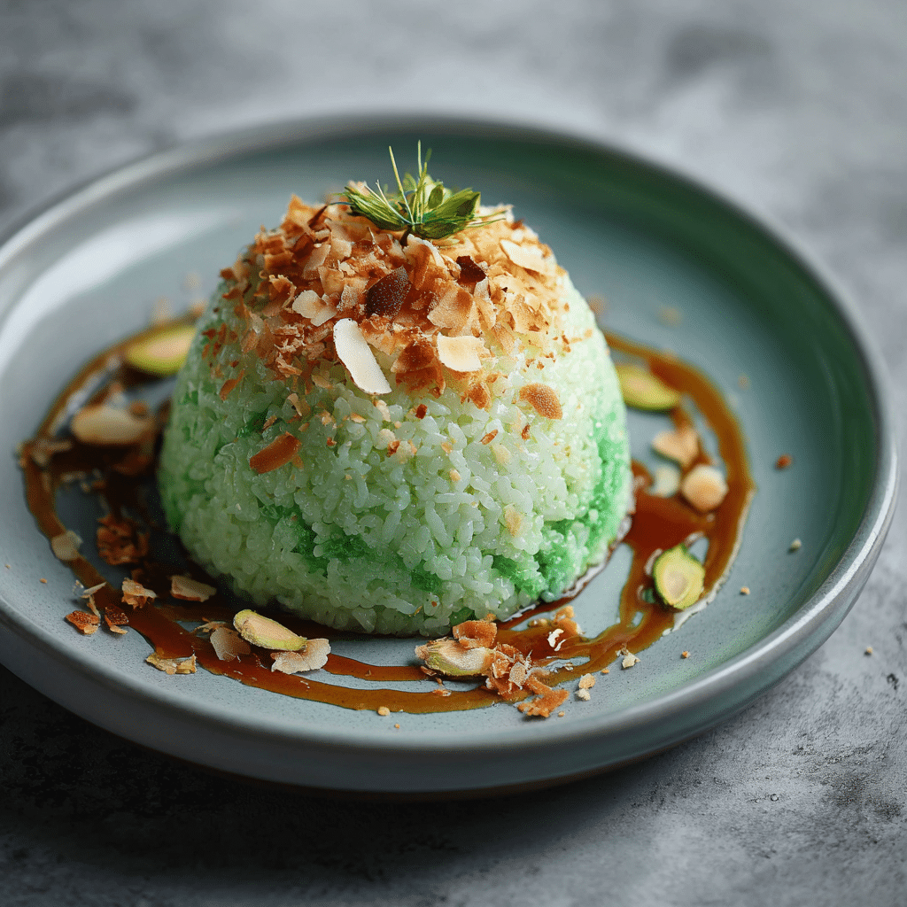 Coconut Pandan Rice Velvet Dream