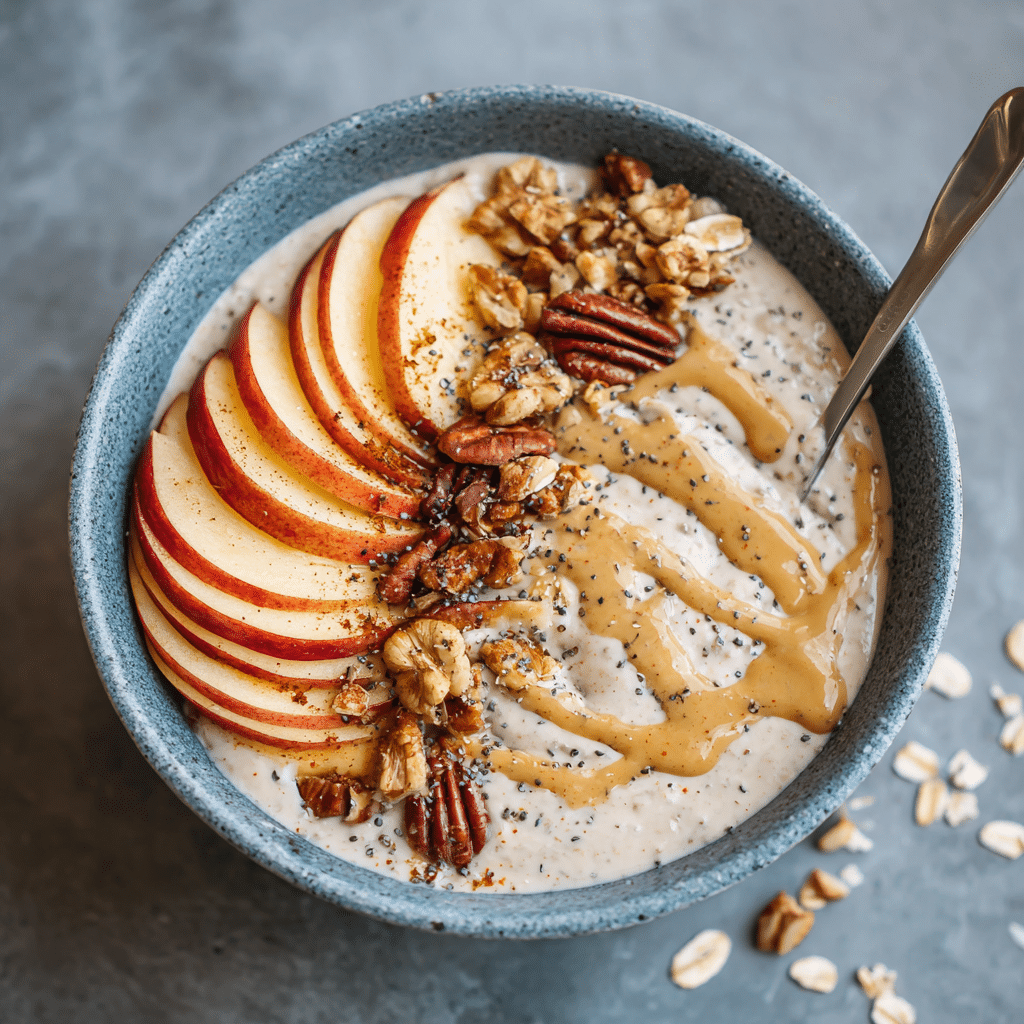 Apple Maple Tahini Oat Cream Recipe