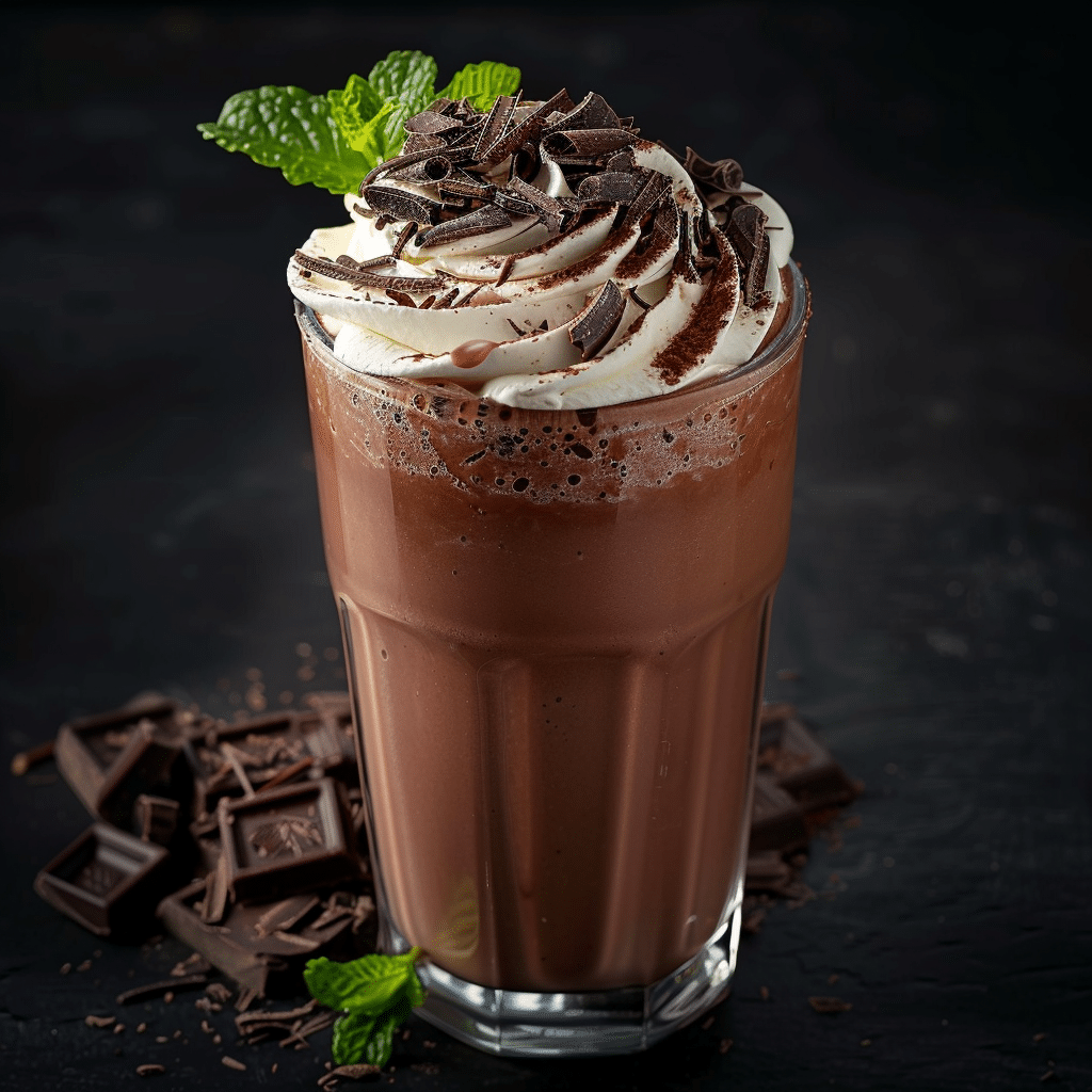 Chocolate Mint Iced Shake Recipe - Recipe Image