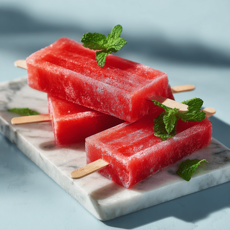 Watermelon Slush Pops Recipe