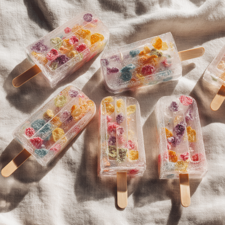 Fruity Cereal Popsicles Recipe
