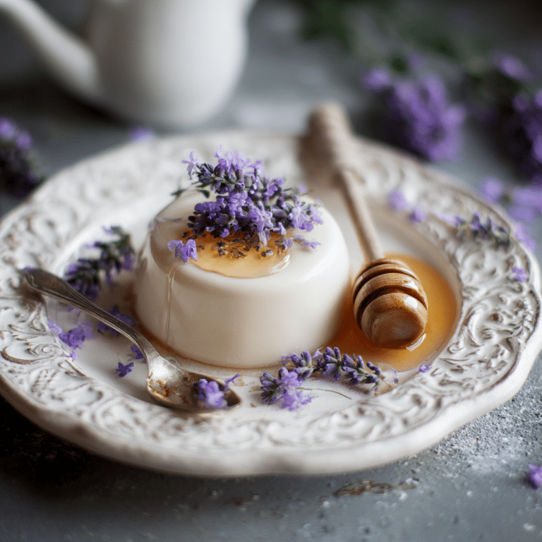 Lavender Honey Panna Cotta Recipe