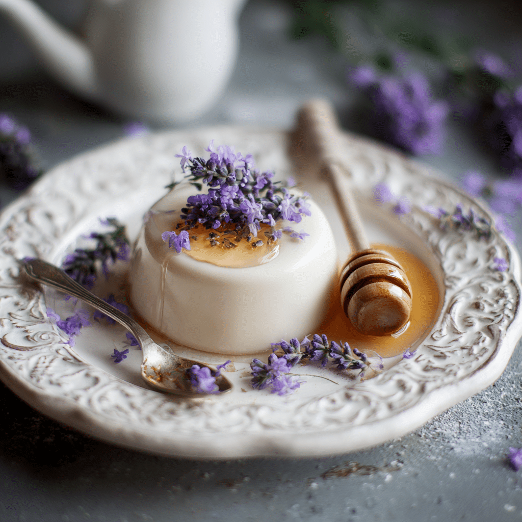 Lavender Honey Panna Cotta Recipe
