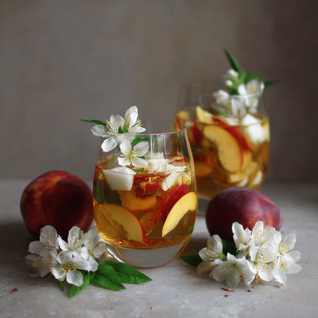 White Peach & Jasmine Tea Verrine Recipe
