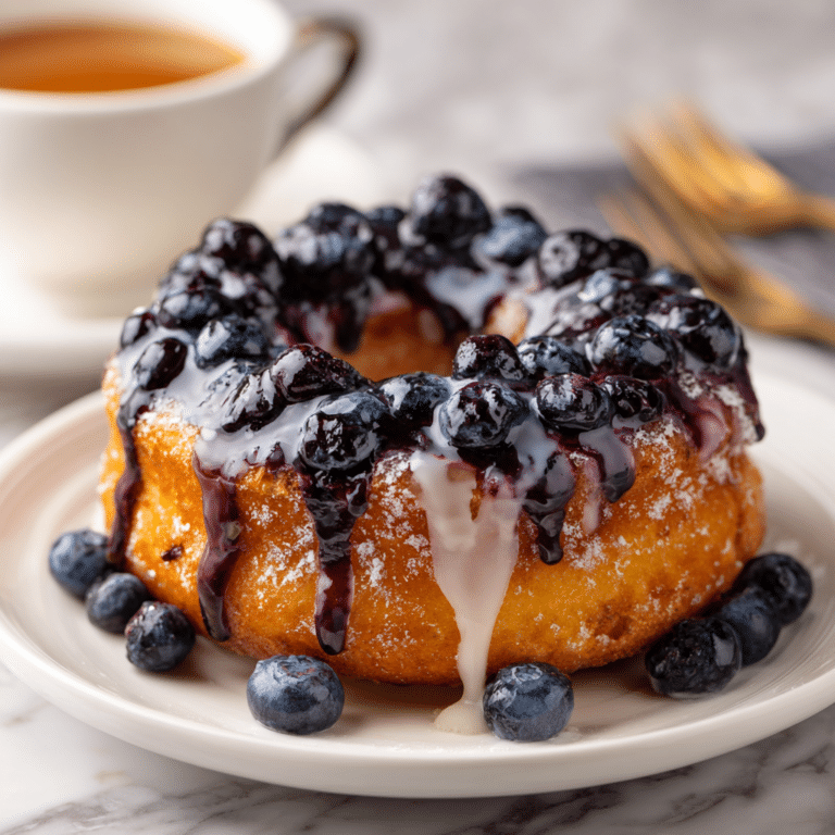 Blueberry with Sugar Glaze Recipe
