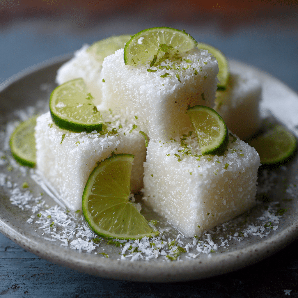 Coconut Cube with Lime Oil Recipe - Recipe Image