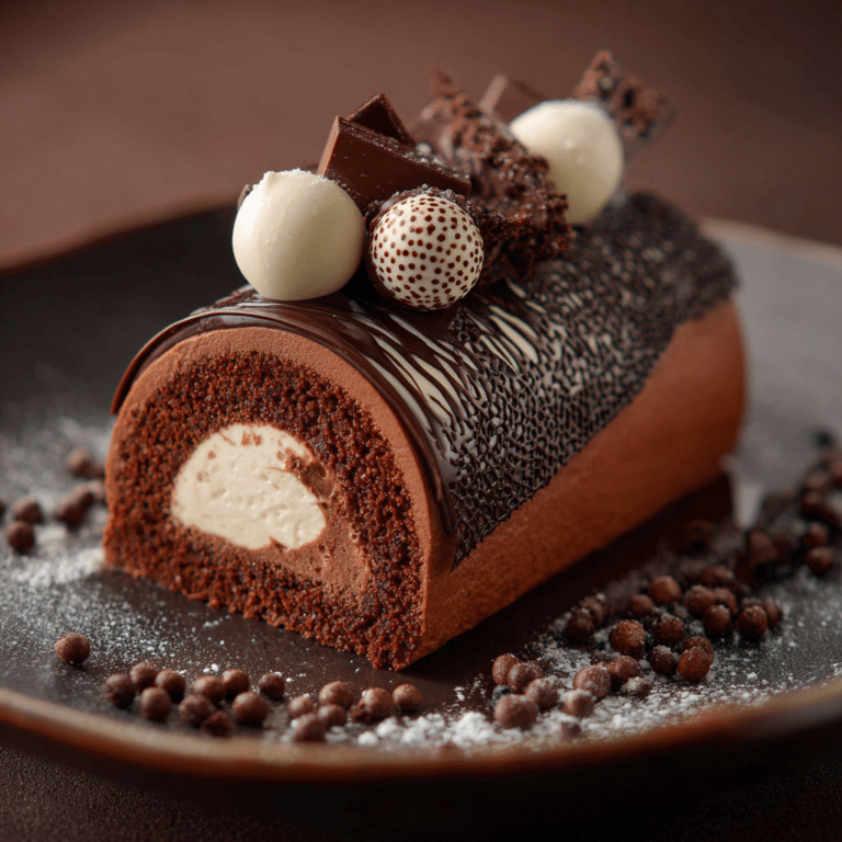 Chocolate Line with Cream Dot Recipe