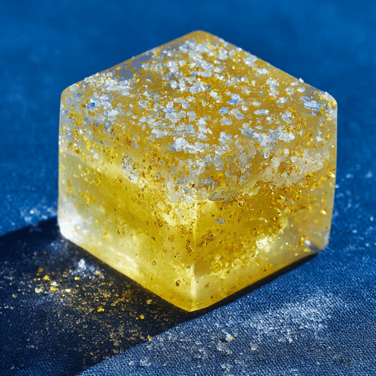Lemon Gel Cube with Sugar Dust Recipe