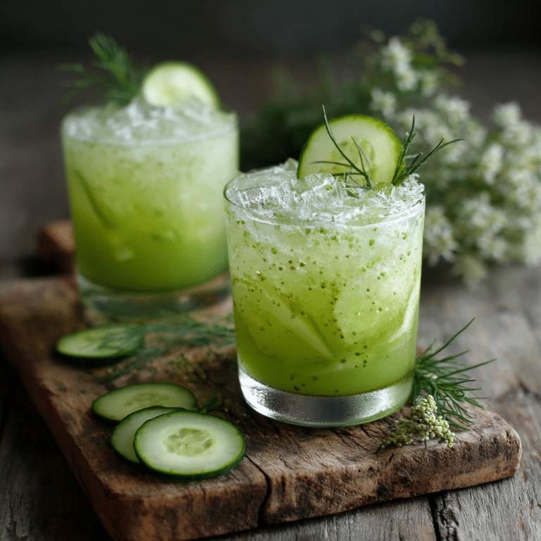 Chilled Cucumber & Herb Velvet Tonic Recipe