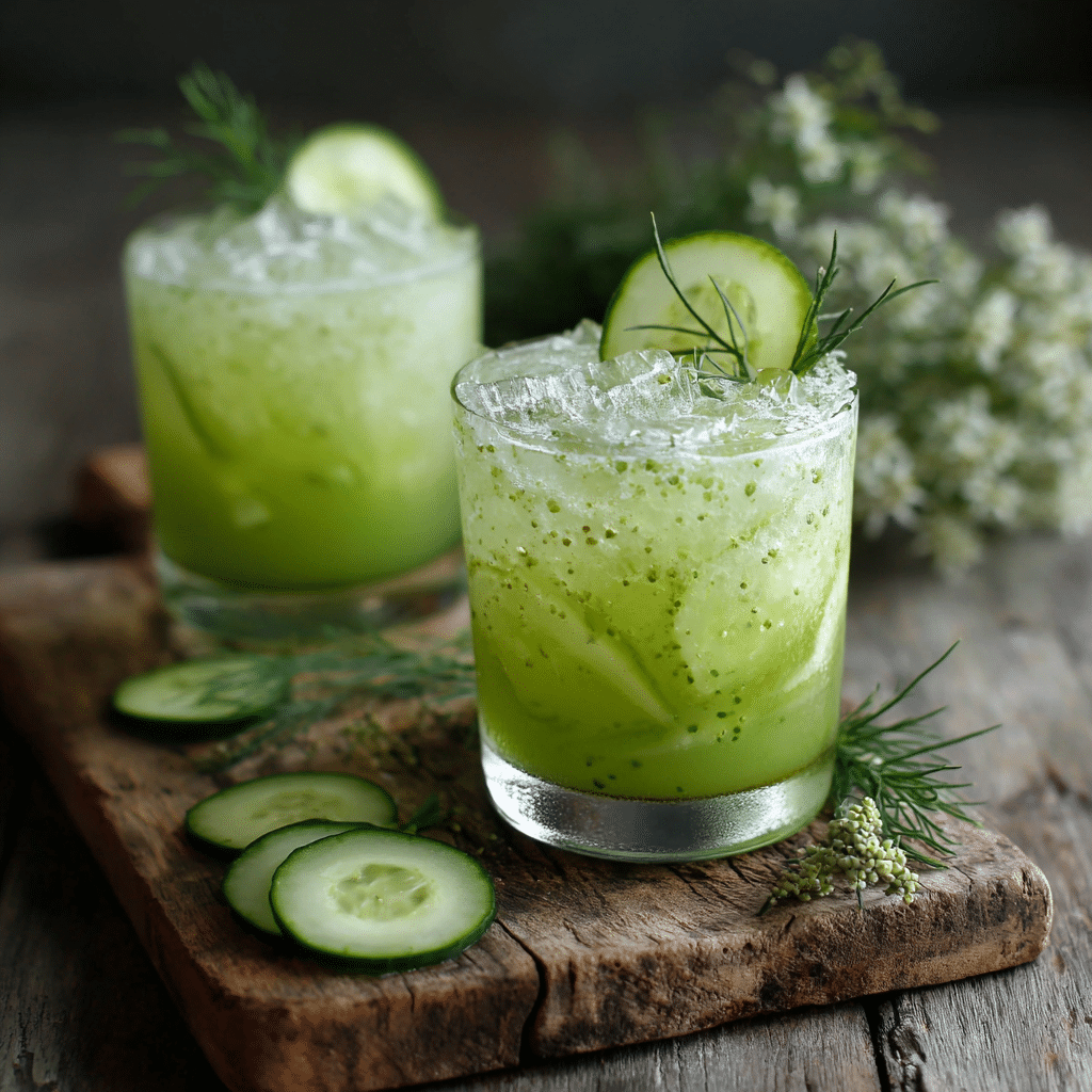 Chilled Cucumber & Herb Velvet Tonic Recipe