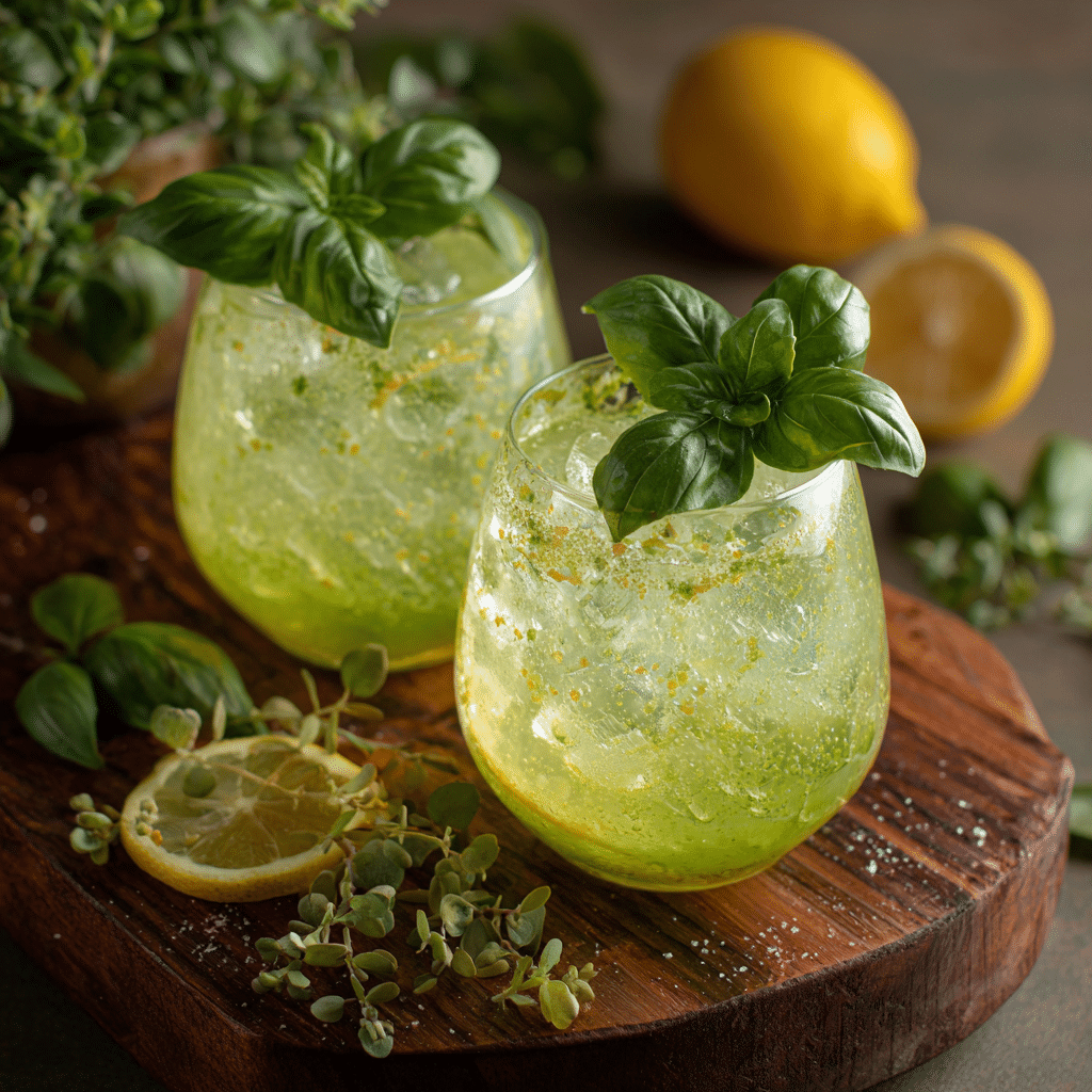 Basil Lemon & Parmesan Air Fizz Recipe