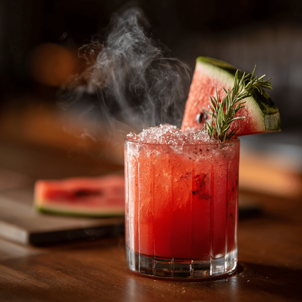 Smoked Watermelon & Sea Salt Elixir Recipe - Recipe Image
