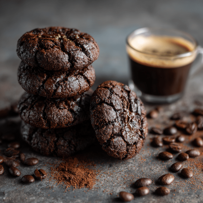 Spicy Dark Chocolate Espresso Cookies Recipe
