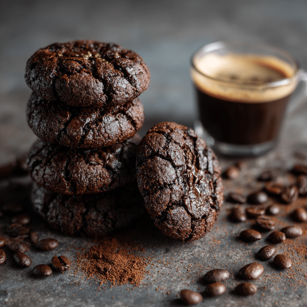Spicy Dark Chocolate Espresso Cookies Recipe