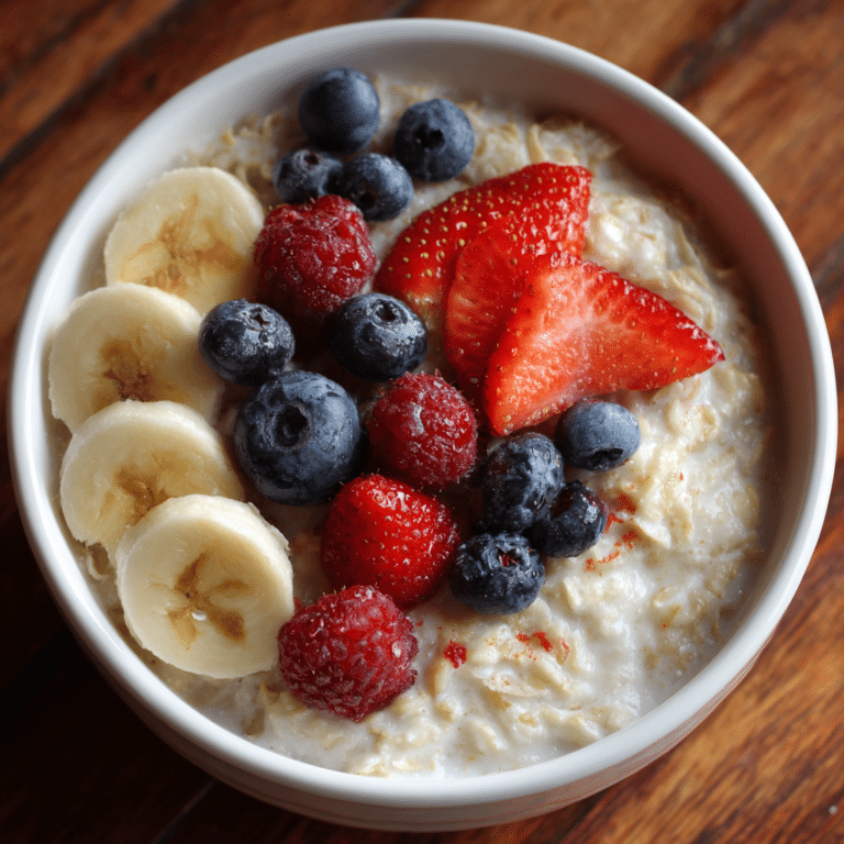 Oatmeal with Fruits Recipe