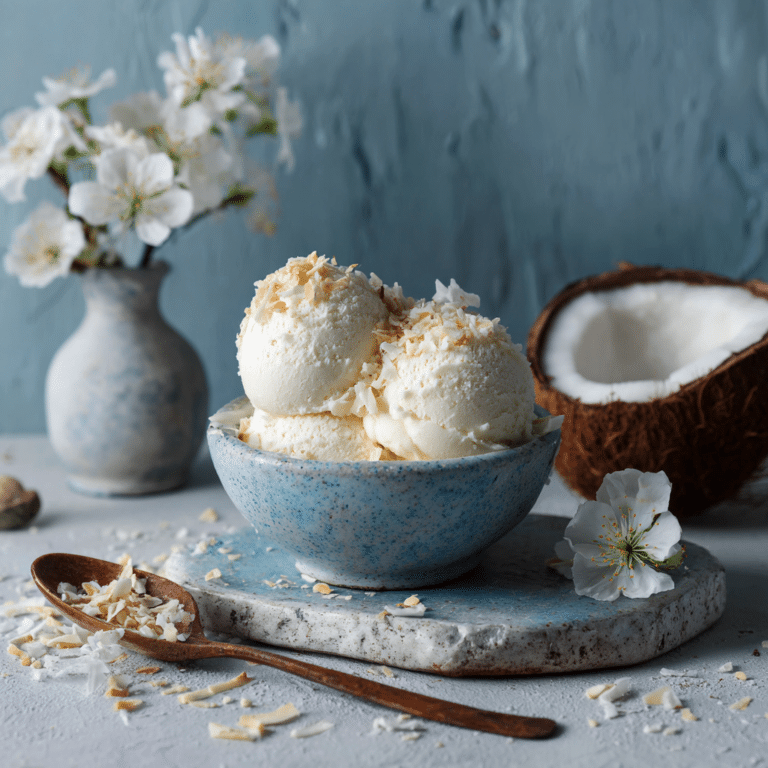 Coconut Ice Cream Recipe